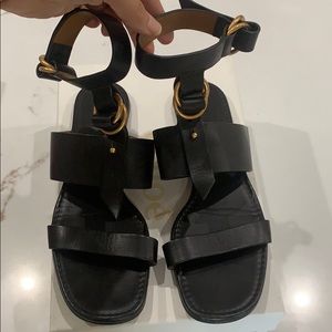 Chloe Black Sandals Sz 9.5